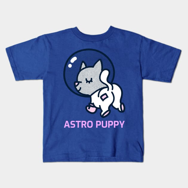 Astro Puppy Kids T-Shirt by Sanworld